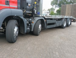 MAN TGS 35.360 8x2 - Hiab 16 TM Crane, Machine transporter, Loading ramp, recovery truck 6.2T. winch TT 4833
