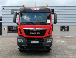 MAN TGS 35.360 8x2 - Hiab 16 TM Crane, Machine transporter, Loading ramp, recovery truck 6.2T. winch TT 4833