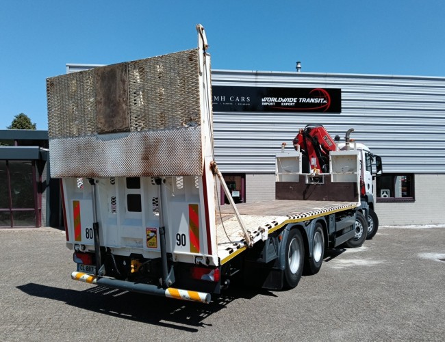MAN TGS 35.360 8x2 - Hiab 16 TM Crane, Machine transporter, Loading ramp, recovery truck 6.2T. winch TT 4834
