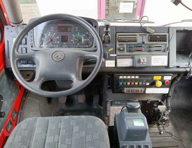 Mercedes-Benz Unimog U 5000 4x4 - (type 437.4) 4000 ltr - Feuerwehr Doppelkabine,Uberrollkafig - Rosenbauer - Expeditievoertuig, Camper TT 4836