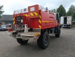 Mercedes-Benz Unimog U 5000 4x4 - (type 437.4) 4000 ltr - DAMAGED TRANSFER BOX - Winch, - Double cab, Crew cab, - Rosenbauer pump TT 4837