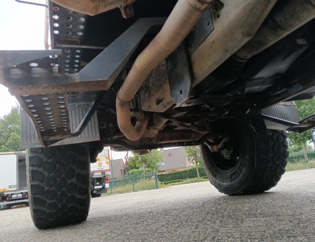 Mercedes-Benz Unimog U 5000 4x4 - (type 437.4) 4000 ltr - DAMAGED TRANSFER BOX - Winch, - Double cab, Crew cab, - Rosenbauer pump TT 4837