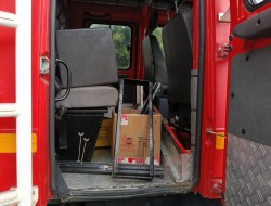 Mercedes-Benz Unimog U 5000 4x4 - (type 437.4) 4000 ltr - DAMAGED TRANSFER BOX - Winch, - Double cab, Crew cab, - Rosenbauer pump TT 4837
