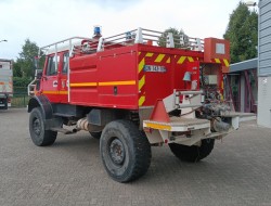 Mercedes-Benz Unimog U 5000 4x4 - (type 437.4) 4000 ltr - DAMAGED TRANSFER BOX - Winch, - Double cab, Crew cab, - Rosenbauer pump TT 4837