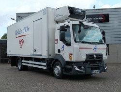 Renault D 210.12 Carrier Supra 850 MT, 2 Verdampers, Diepvries -30, Telma Rem - DHollandia Laadklep, LDW, Loadlift TT 4840