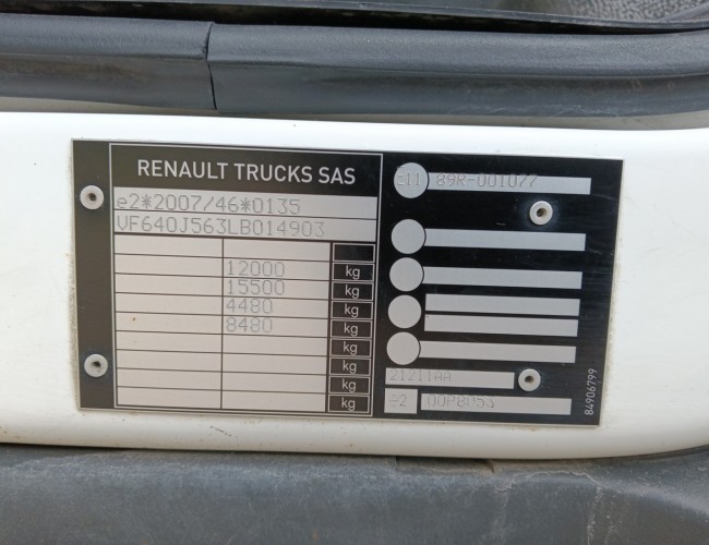 Renault D 210.12 Carrier Supra 850 MT, 2 Verdampers, Diepvries -30, Telma Rem - DHollandia Laadklep, LDW, Loadlift TT 4840