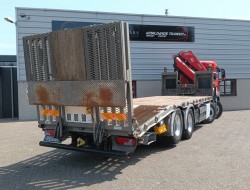 MAN TGS 35.360 8x2 - Fassi 23TM Crane, Machine transporter, Loading ramp, recovery truck 6.2T. winch TT 4842