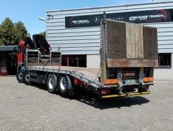 MAN TGS 35.360 8x2 - Hiab 22TM Kraan, Machine transporter, Oprijwagen, afsleepwagen 6.2T. lier TT 4847