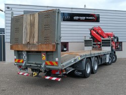 MAN TGS 35.360 8x2 - Fassi 23TM Kraan, Machine transporter, Oprijwagen, afsleepwagen 6.2T. lier TT 4849