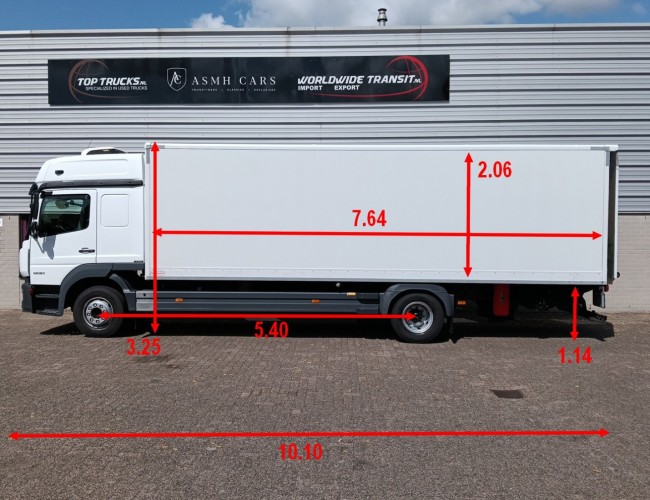 Mercedes-Benz Atego 1230 Smart Tacho -Dautel 2.000 kg Laadklep, Loadlift, Ladebordwand TT 4852