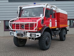 Unimog U 5000 Mercedes Benz -4x4 - (type 437.4) 4000 ltr -Lier, Winch -Feuerwehr Doppelkabine,Uberrollkafig - Camiva TT 4853