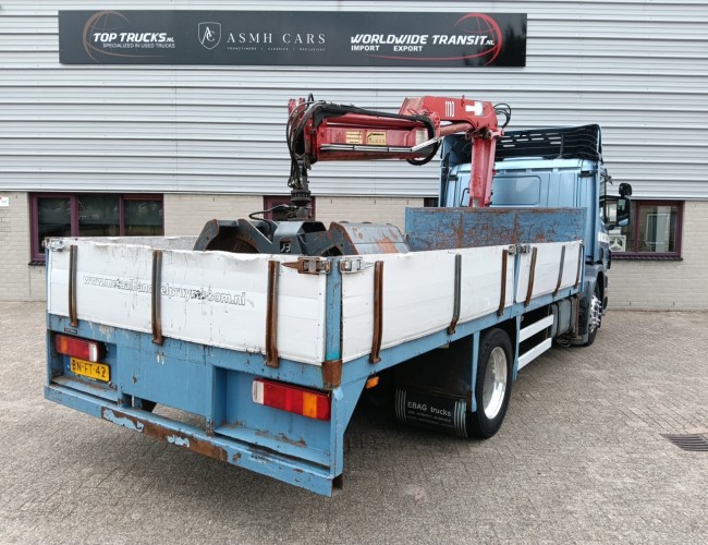 Scania P 94.230 NA - HMF 11TM Kraan, Crane, Kran -Manual -Rotor -Bakker Knijperbak TT 4854
