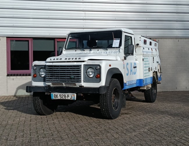 Land Rover Defender 130 4x4 -2.4 TD -Pickup, vacuüm, hogedruk pomp, Riool, zuigwagen TT 4880
