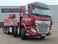 DAF CF 510 FAD 8x4 - Palfinger 16TM Kraan, Nieuwe motor!! -Retarder -Hubreduction -Airco TT 4881