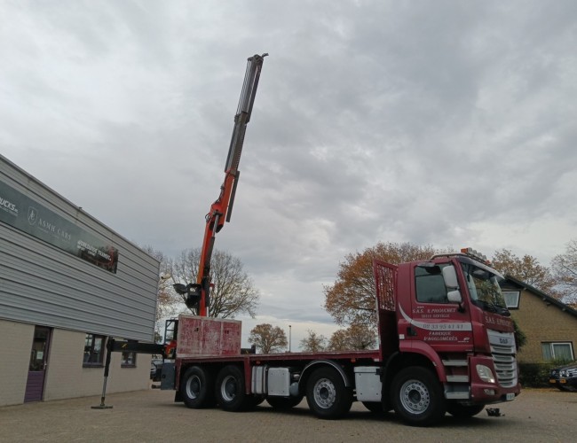 DAF CF 510 FAD 8x4 - Palfinger 16TM Kraan, Crane, New Engine -Retarder -Hubreduction -Airco TT 4881