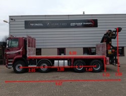 DAF CF 510 FAD 8x4 - Palfinger 16TM Kraan, Nieuwe motor!! -Retarder -Hubreduction -Airco TT 4881