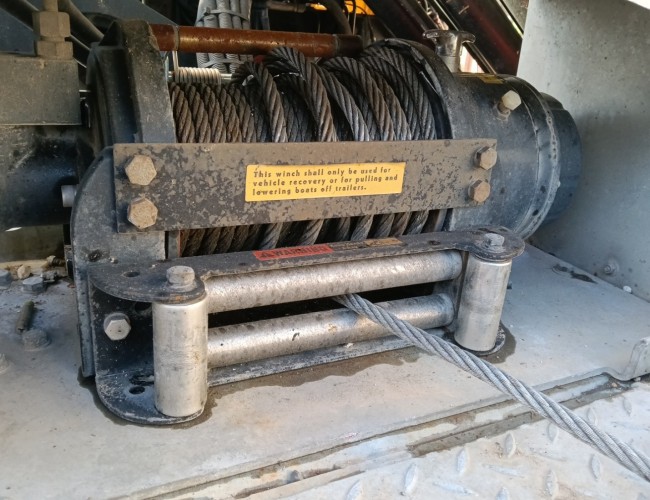 MAN TGS 35.420 8x2 - Fassi 29TM Crane, Machine transporter, Loading ramp, Tow truck 7.2T. Winch TT 4882