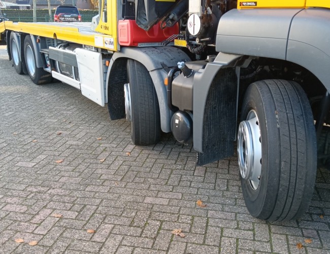 MAN TGS 35.420 8x2 - Fassi 29TM Crane, Machine transporter, Loading ramp, Tow truck 7.2T. Winch TT 4882