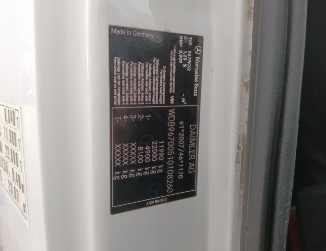 Mercedes-Benz Atego 1221 1.500 kg Laadklep, Loadlift, Ladebordwand -Airco TT 4883