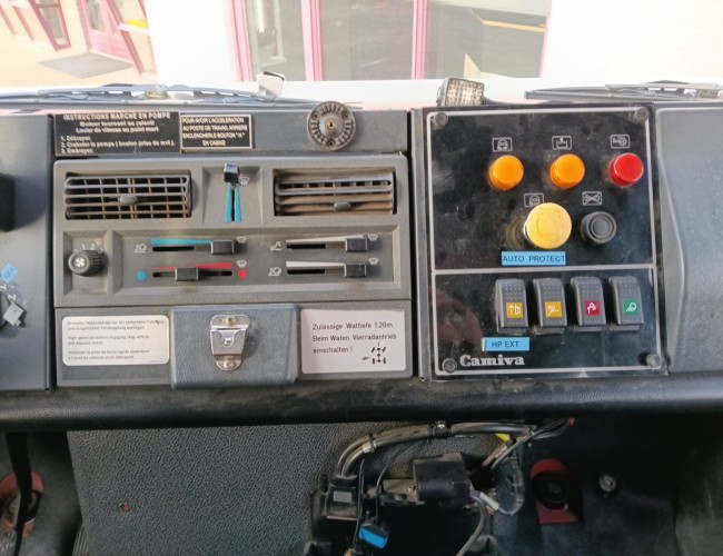 Mercedes-Benz Unimog U 5000 4x4 - (type 437.4) 4000 ltr -Lier, Winch -Feuerwehr Doppelkabine,Uberrollkafig - Camiva - Expeditievoertuig, Camper TT 4888