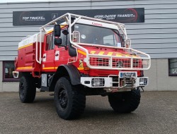 Unimog U 5000 Mercedes Benz -4x4 - (type 437.4) 4000 ltr -Lier, Winch -Feuerwehr Doppelkabine,Uberrollkafig - Camiva TT 4889