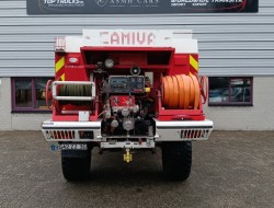 Unimog U 5000 Mercedes Benz -4x4 - (type 437.4) 4000 ltr -Lier, Winch -Feuerwehr Doppelkabine,Uberrollkafig - Camiva TT 4889