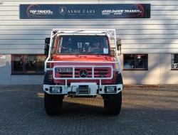 Unimog U 5000 Mercedes Benz -4x4 - (type 437.4) 4000 ltr -Wich -Feuerwehr Doppelkabine,Uberrollkafig - Camivar - Expeditievoertuig, Camper TT 4891