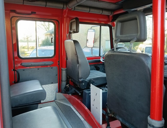 Unimog U 5000 Mercedes Benz -4x4 - (type 437.4) 4000 ltr -Wich -Feuerwehr Doppelkabine,Uberrollkafig - Camivar - Expeditievoertuig, Camper TT 4891