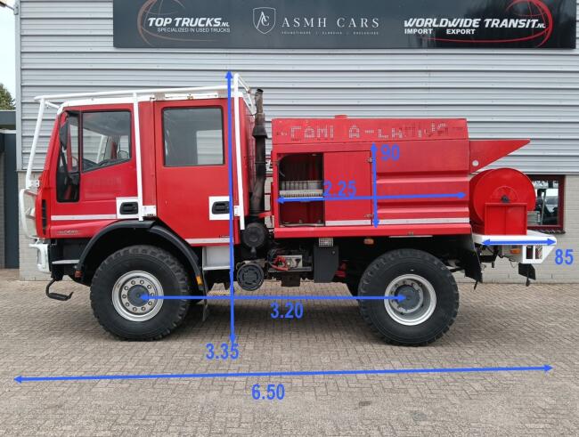 Iveco 140 E24 4x4 -4.000 ltr - Eurocargo - Feuerwehr, Brandweer - Camiva -Expeditie, Camper, DOKA TT 4451