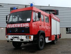 Mercedes-Benz 1124 AF 4x4 - 1.600 ltr -Brandweer, Feuerwehr, Fire brigade- Crew Cab - Expeditie, Camper TT 4729