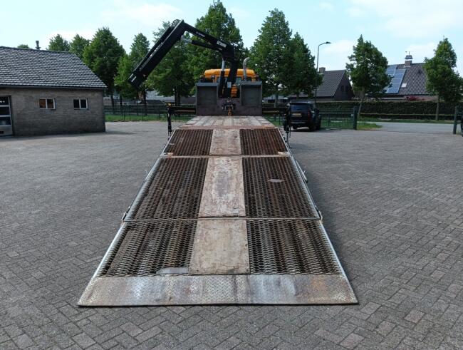 MAN TGS 35.360 8x2 - Hiab 16 TM Kraan, Machine transporter, Oprijwagen, afsleepwagen 6,27 T. lier TT 4832-B