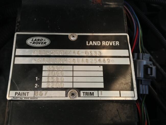 Land Rover Defender 130 4x4 -2.4 TD -Pickup, vacuüm, hogedruk pomp, Riool, zuigwagen TT 4880