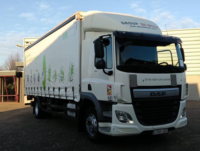 DAF FA CF 260 DHollandia Laadklep, Loadlift 2.000 kg, Schuifkap, Smart tacho TT 4885