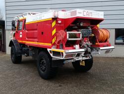 Unimog U 5000 Mercedes Benz -4x4 - (type 437.4) 4000 ltr -Lier, Winch -Feuerwehr Doppelkabine,Uberrollkafig - Camiva TT 4889
