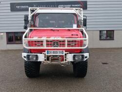 Unimog U 5000 Mercedes Benz -4x4 - (type 437.4) 4000 ltr -Lier, Winch -Feuerwehr Doppelkabine,Uberrollkafig - Camiva TT 4890