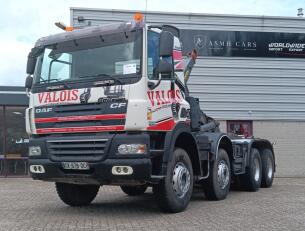 DAF FAD CF 85.410 8x4 -Marrel 20t. Haakarm, Hooklift, Abrolkipper -Retarder -Manuel -Airco -Big Axle -BB -Knikarm TT 4941