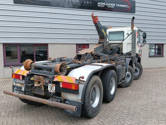 DAF FAD CF 85.410 8x4 -Marrel 20t. Haakarm, Hooklift, Abrolkipper -Retarder -Manuel -Airco -Big Axle -BB -Knikarm TT 4941