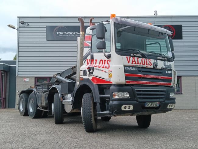DAF FAD CF 85.410 8x4 -Marrel 20t. Haakarm, Hooklift, Abrolkipper -Retarder -Manuel -Airco -Big Axle -BB -Knikarm TT 4941