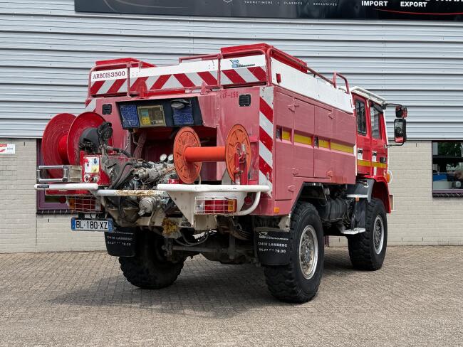 Renault M 210 Midliner 4x4 - Brandweer, Feuerwehr, Fire brigade -3.500 ltr watertank - Expeditie, Camper, Telma Brake TT 4947
