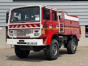 Renault M 210 Midliner 4x4 - Brandweer, Feuerwehr, Fire brigade -3.500 ltr watertank - Expeditie, Camper, Telma Brake TT 4947