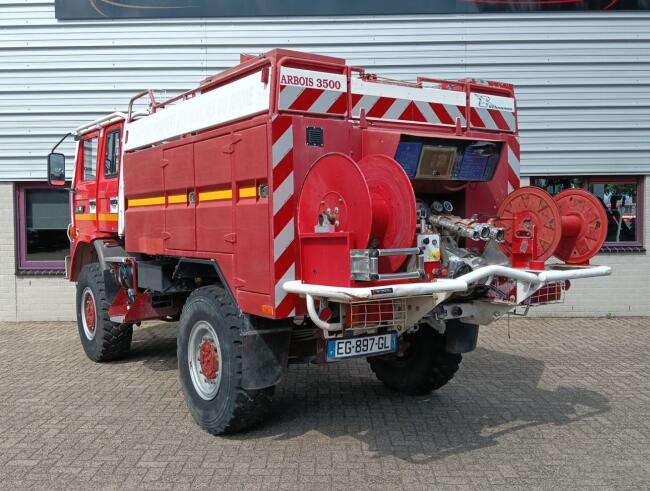 Renault M 210 Midliner 4x4 -Brandweer, Feuerwehr, Fire brigade -3.500 ltr watertank - Expeditie, Camper, 100km/hour TT 4948