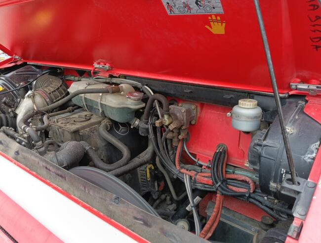 Mercedes-Benz Unimog U 5000 4x4 - (type 437.4) 3.900 ltr - Hydraulische Lier, Winch -Feuerwehr Doppelkabine,Uberrollkafig TT 4950