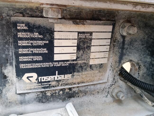 Mercedes-Benz Unimog U 5000 4x4 - (type 437.4) 4000 ltr -Lier, Winch -Feuerwehr Doppelkabine,Uberrollkafig TT 4951