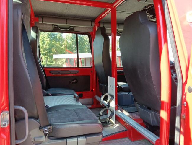 Mercedes-Benz Unimog U 5000 4x4 - (type 437.4) 3.900 ltr -Lier, Winch -Feuerwehr Doppelkabine,Uberrollkafig - Camiva - Expeditievoertuig, Camper TT 4952