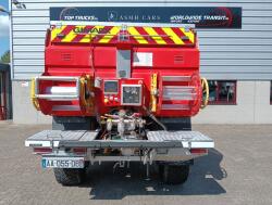Mercedes-Benz Unimog U 5000 4x4 - (type 437.4) 3.900 ltr -Lier, Winch -Feuerwehr Doppelkabine,Uberrollkafig - Camiva - Expeditievoertuig, Camper TT 4952