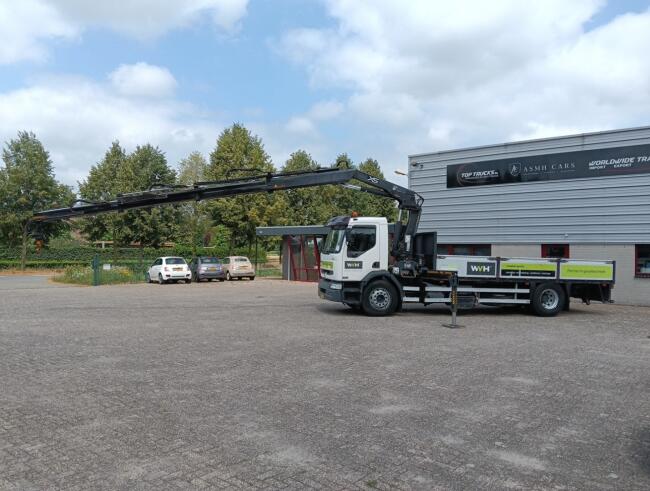 Renault Midlum 220 DCI Hiab 16 TM Kraan, Crane, Kran -Nieuwe APK, TUV -Handgeschakeld, Manuel TT 4966