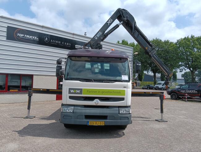 Renault Midlum 220 DCI Hiab 16 TM Kraan, Crane, Kran -Nieuwe APK, TUV -Handgeschakeld, Manuel TT 4966