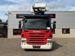 Scania P 420 6x2 -Vema 38 mtr. Brandweer hoogwerker -1.000 ltr tank -Spuitmonitor - Pomp Schlingenmann opbouw -Knikgiek -10 Kva generator TT 4968