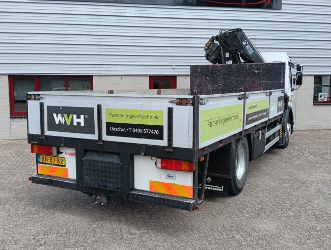 Renault Midlum 220 DCI Hiab 16 TM Kraan, Crane, Kran -Nieuwe APK, TUV -Handgeschakeld, Manuel TT 4966-A