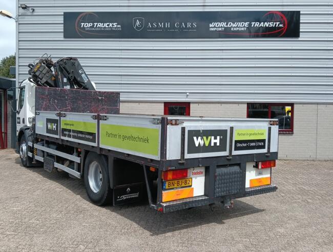 Renault Midlum 220 DCI Hiab 16 TM Kraan, Crane, Kran -Nieuwe APK, TUV -Handgeschakeld, Manuel TT 4966-A